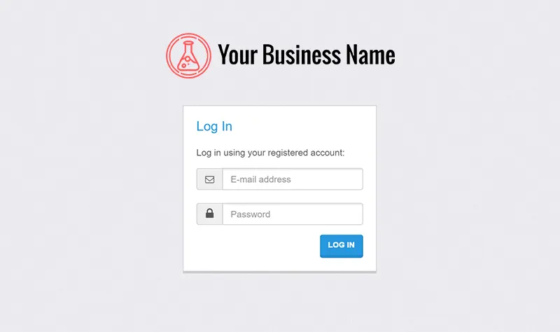 white label login